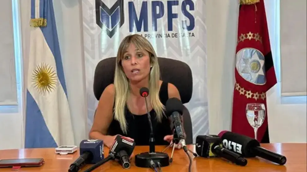 Fiscal Sofía Cornejo.