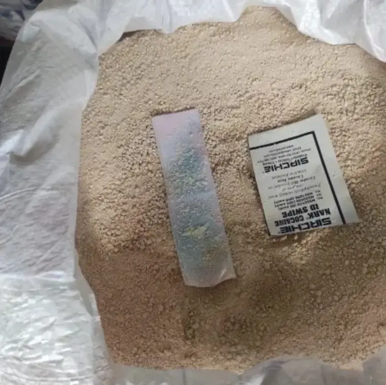 Droga incautada por la policia de Colombia.