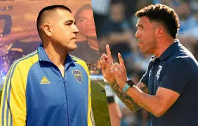 Juan Román Riquelme vs Carlos Tevez.