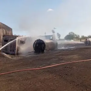 Un obrero murió y otro está grave por la explosión de una garrafa en Salta