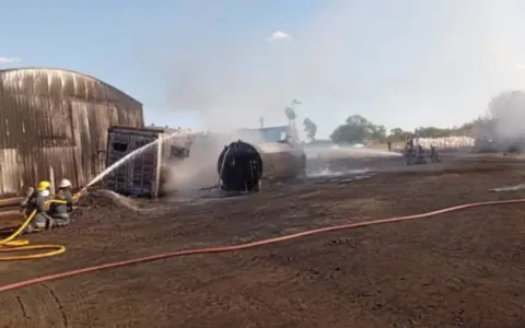 La explosión de una garrafa dejó un obrero muerto en Anta