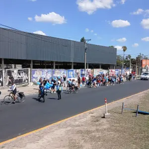 VIDEO: marcharon por Santy Liquín, "pedimos justicia y que ese asesino no quede libre"