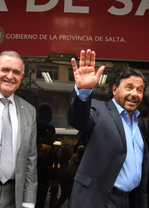 Jaldo y Sáenz a la salida del encuentro