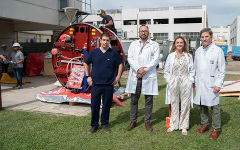 Garrahan, acelerador lineal Elekta Evo