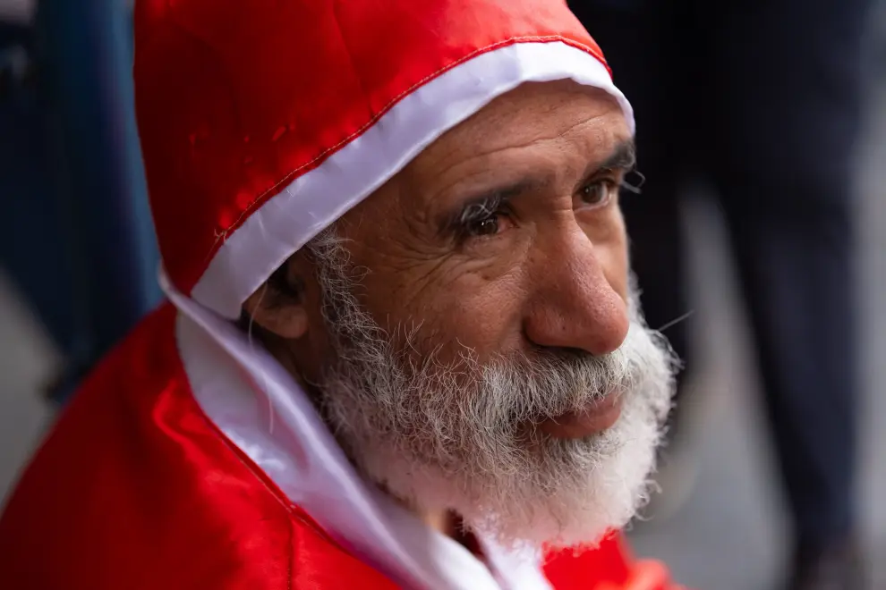 Juan Ramón Cejas, Un papá noel que pide ayuda en calle Mitre