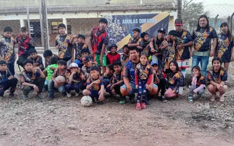 El equipo de Águilas Doradas de General Ballivián