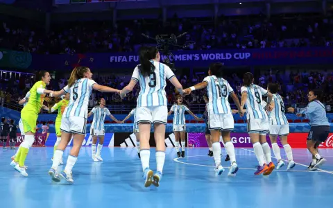 La Selección argentina de futsal femenino, entre las cuatro mejores del mundo.