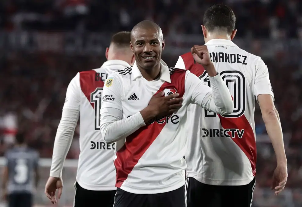 Nico De la Cruz, cuando formaba parte de la época dorada de River con Gallardo.
