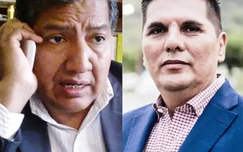 El abogado Serrano y el exintendente Conejo Martínez.