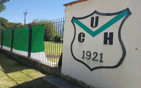La entrada al predio de Unión Huaytiquina