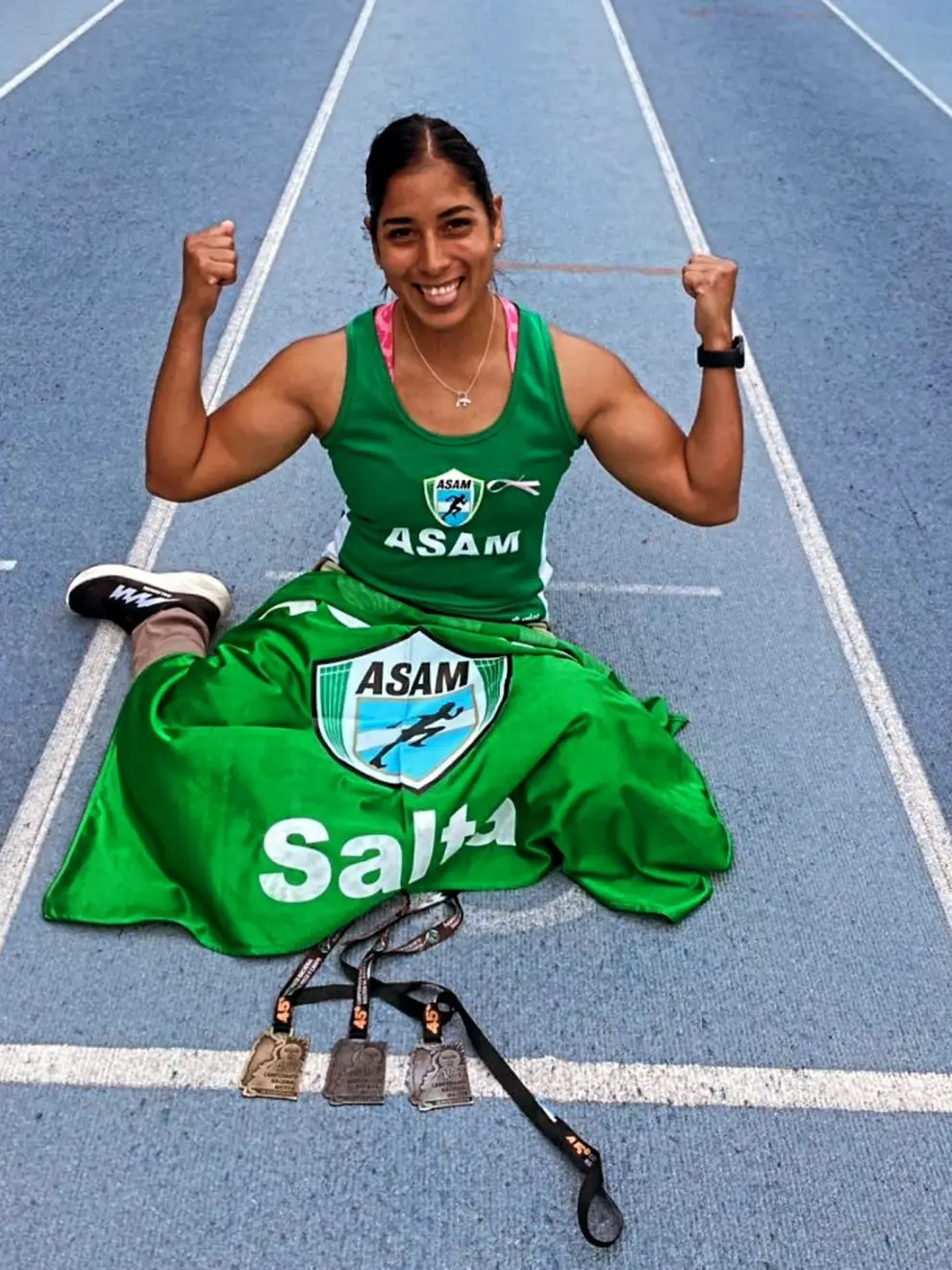 La cosecha de Martel en el Nacional de Atletismo Máster
