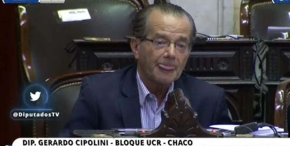 Comentarios y gestos extraños del diputado radical y chaqueño.