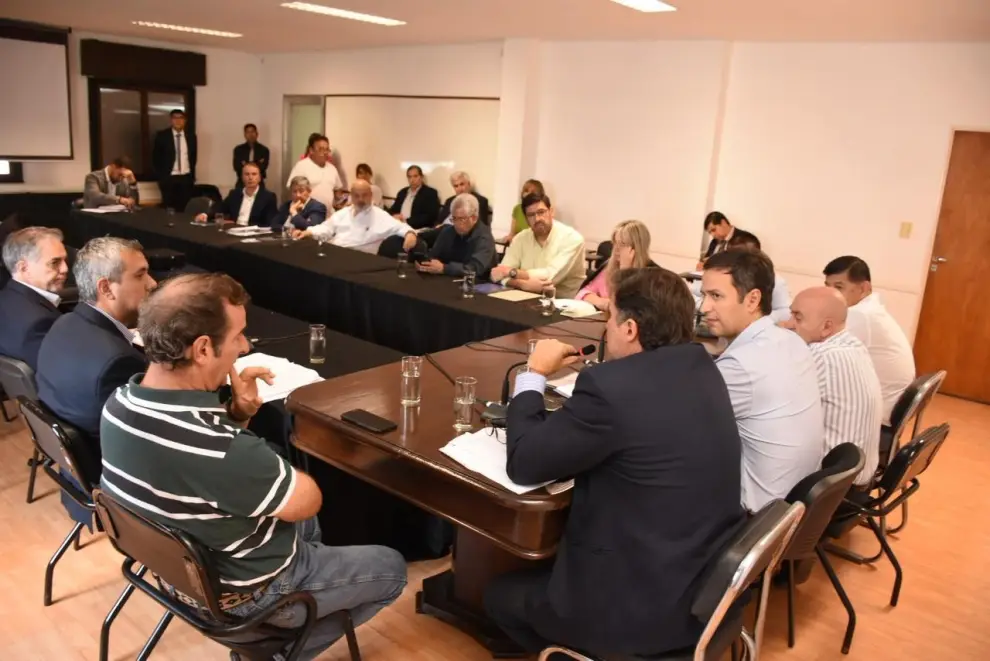 Senadores analizan varios temas.