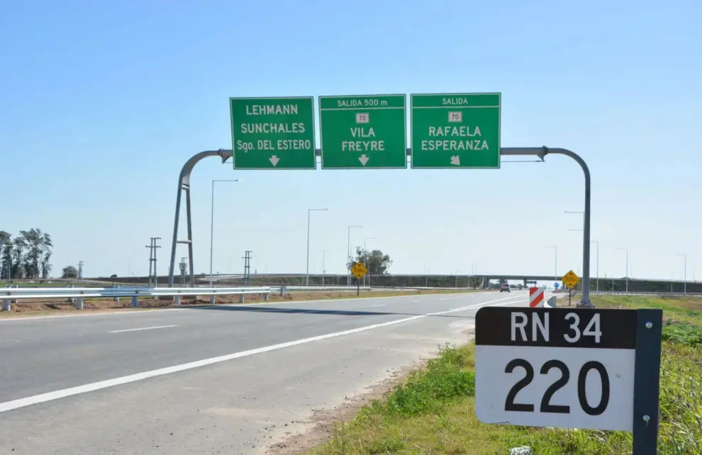 ruta 34 en Santa Fe