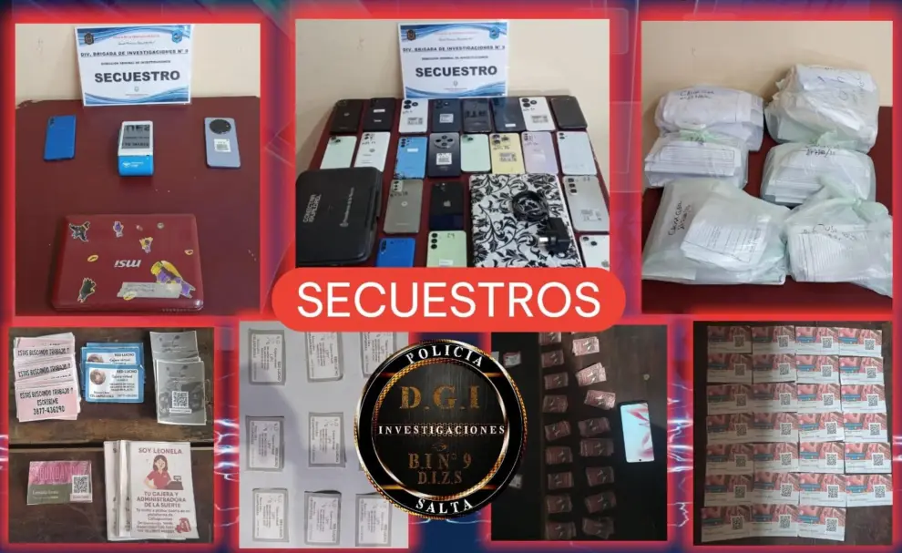 Los secuestros tras los allanamientos