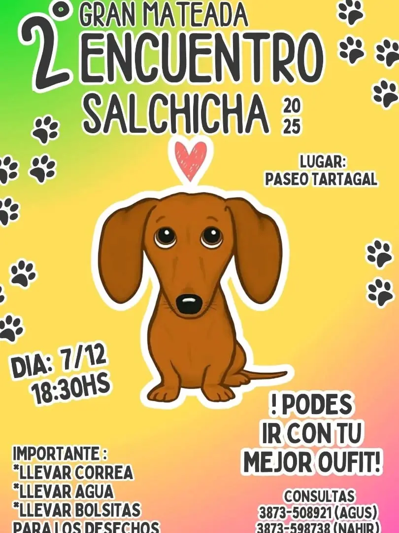 El flyer del evento