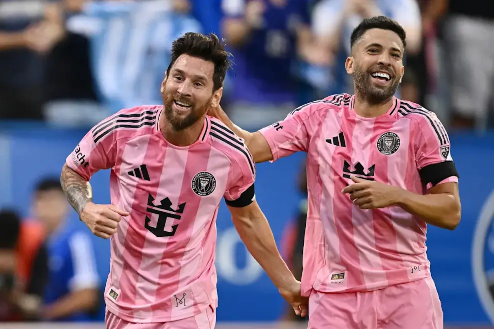 Messi y Jordi Alba