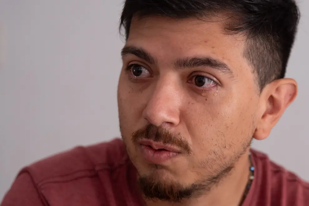 Nicolas Cordeyro en casa de sus padres 