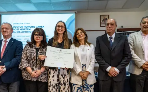 Doctor Honoris Causa post mortem para el Dr. Arturo Oñativia