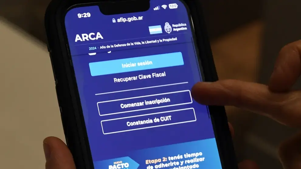 App móvil de ARCA.