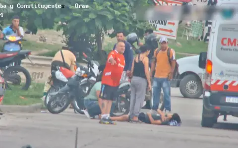 Siniestro vial en Orán.