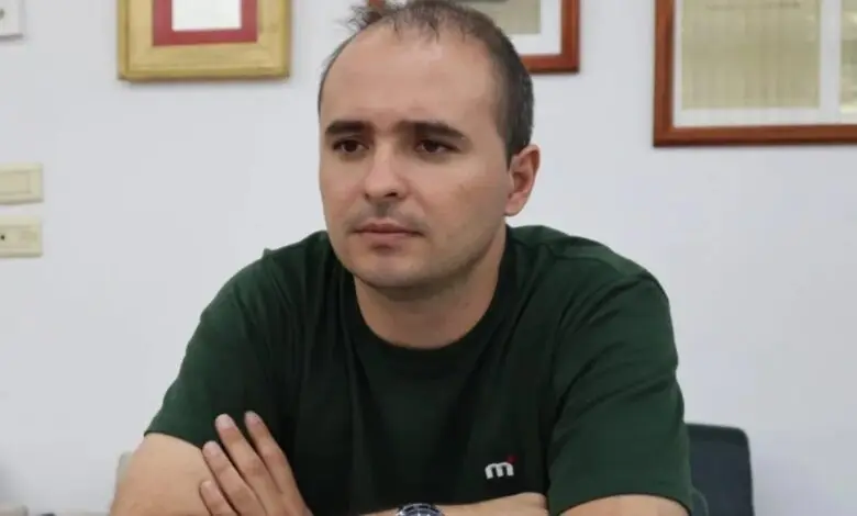 El intendente de Campo Santo, Facundo "Tito" Taché.