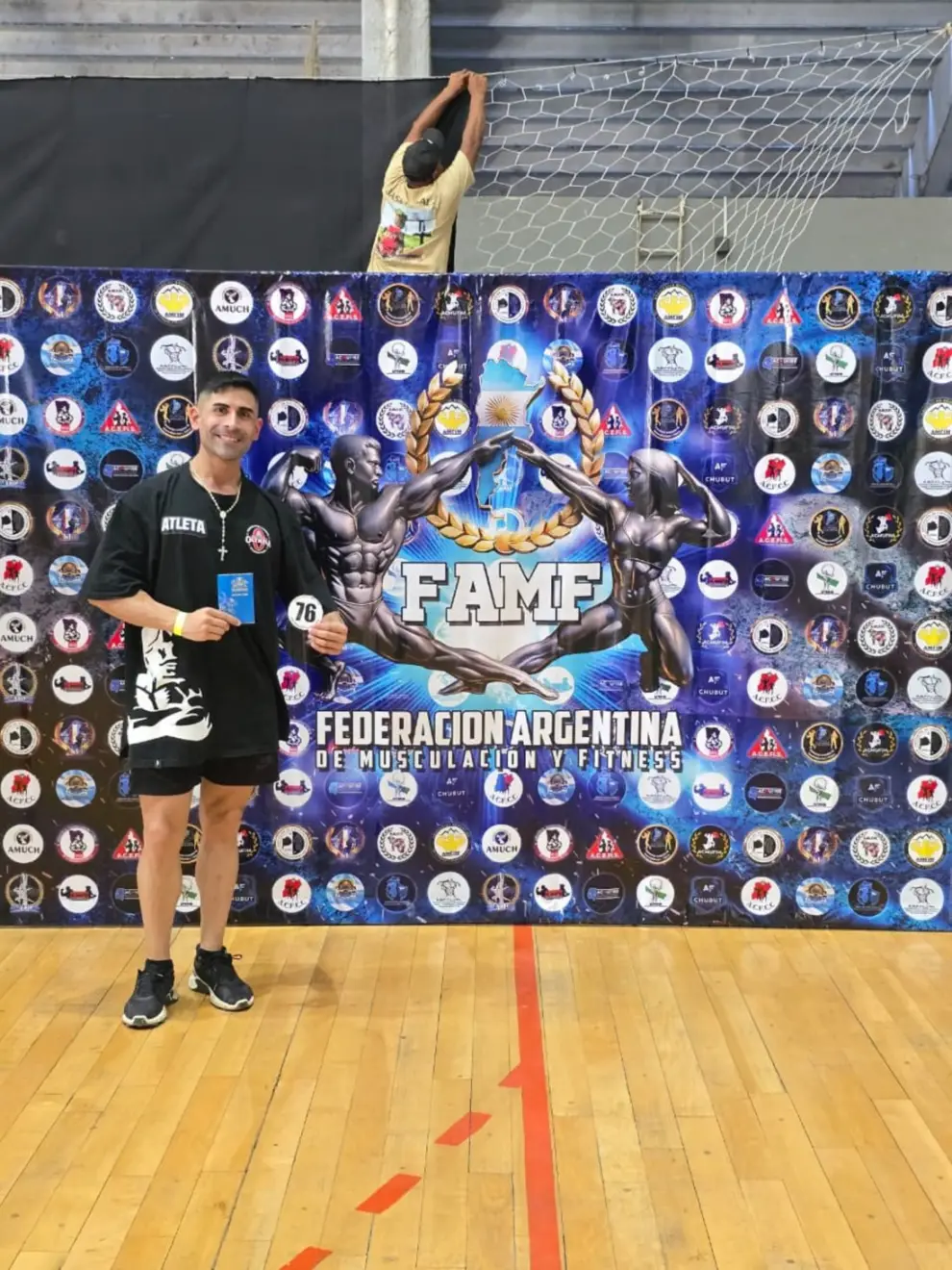 Albornoz, después de inscribirse en el campeonato, con todas las expectativas