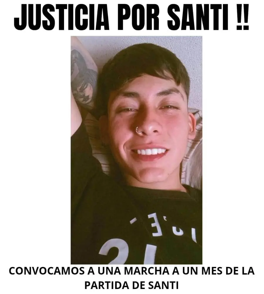 Marcharán a un mes de la muerte de Santiago Liquín.