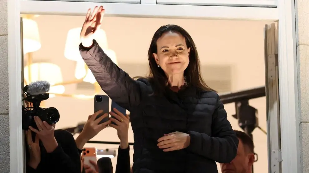 María Corina Machado en Oslo