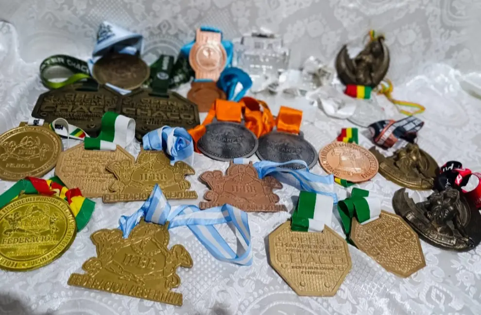 Las medallas que ganó Castro en este tiempo.