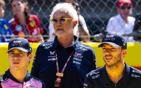 Colapinto, Briatore y Gasly