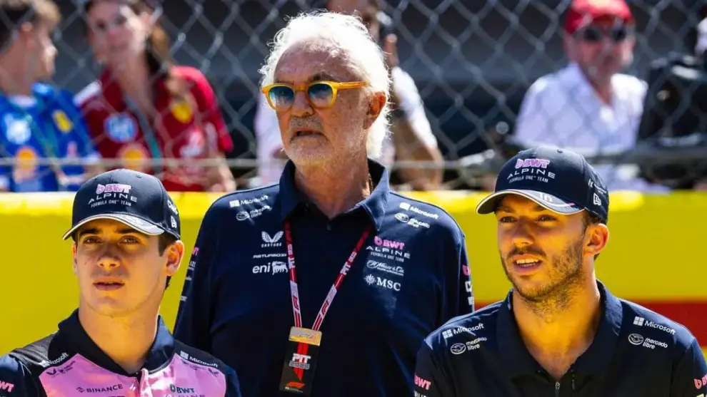 Colapinto, Briatore y Gasly