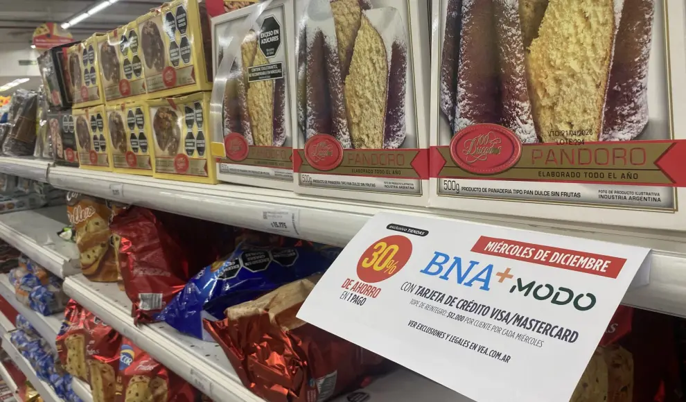 Ofertas y financiación en los consumos de navidad y año nuevo.