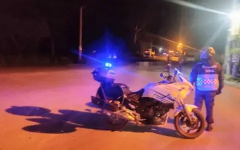 Accidente vial en Silleta