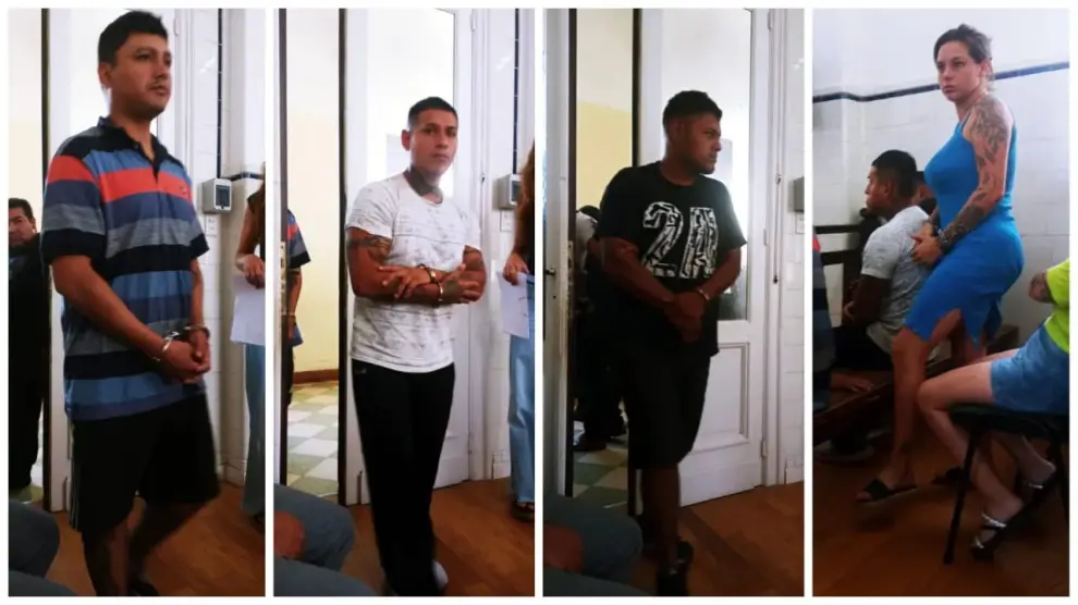 Integrantes de la organizacion narcocriminal.