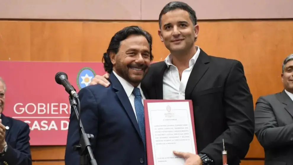 Sáenz con Jarsún.