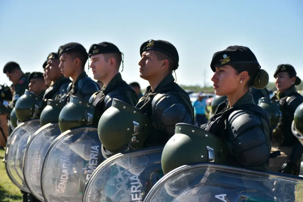 Aniversario por los 43 gendarmes fallecidos.