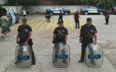Secuestro de más de 200 kilos de cocaína.