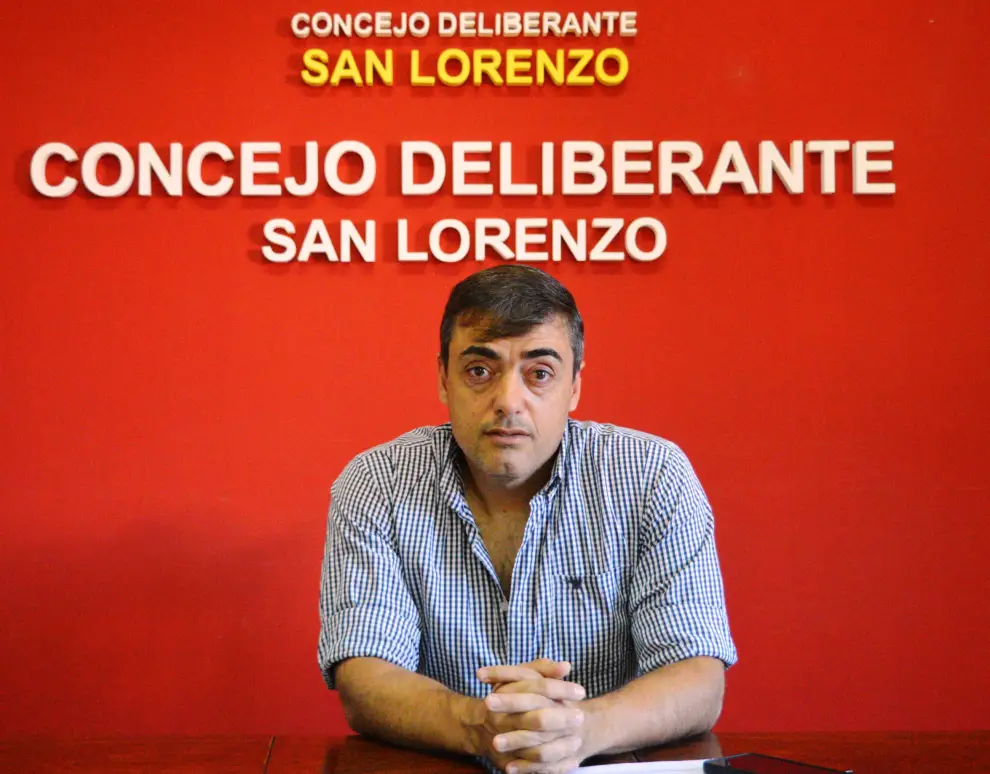 Juan Pablo Dávalos, concejal de San Lorenzo.