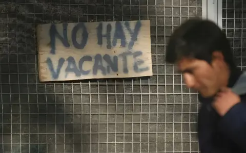 Imagen ilustrativa de un mercado laboral adverso.