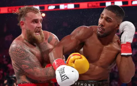  Anthony Joshua y Jake Paul
