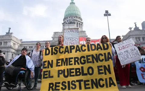 Marcha a favor de la discapacidad
