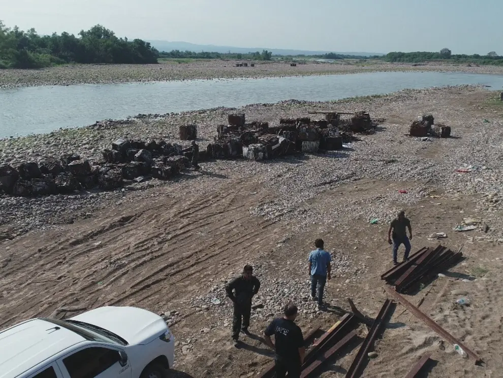 Robo y contrabando millonario de rieles.