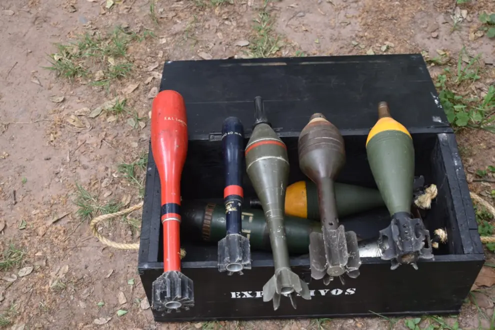 Arsenal de armas de fuego.