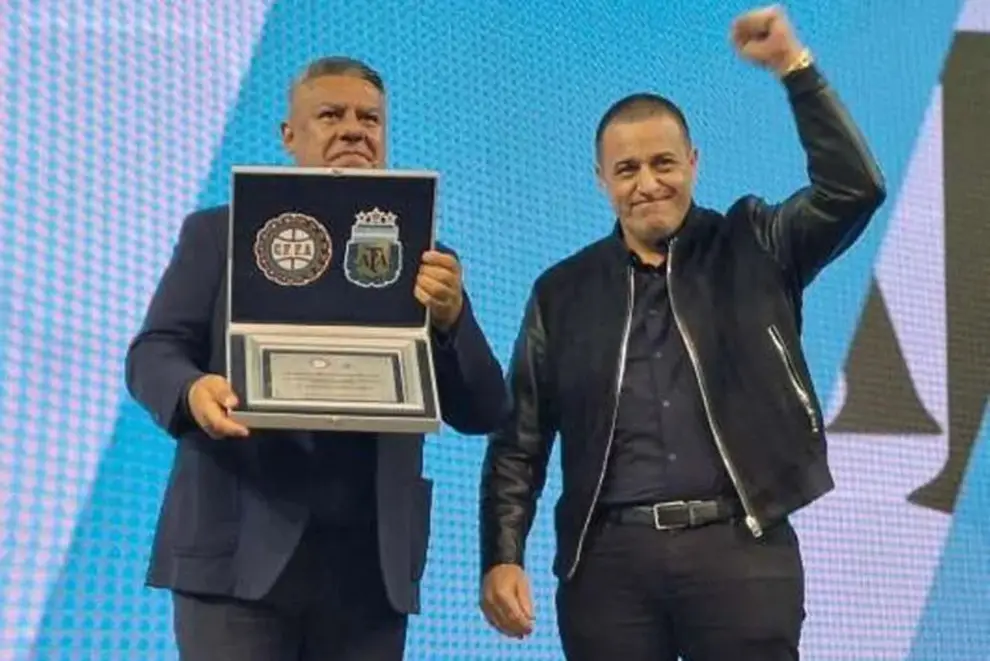 Pablo Toviggino y Claudio Chiqui Tapia