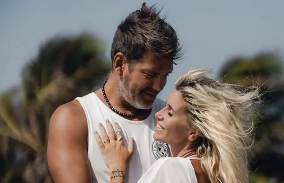 Florencia Peña y su esposo salteño