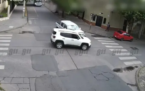Captura siniestro vial en Salta capital.
