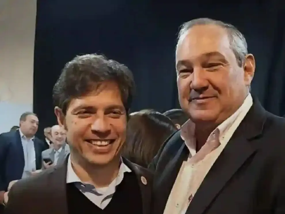 Kicillof y el Oso Leavy.