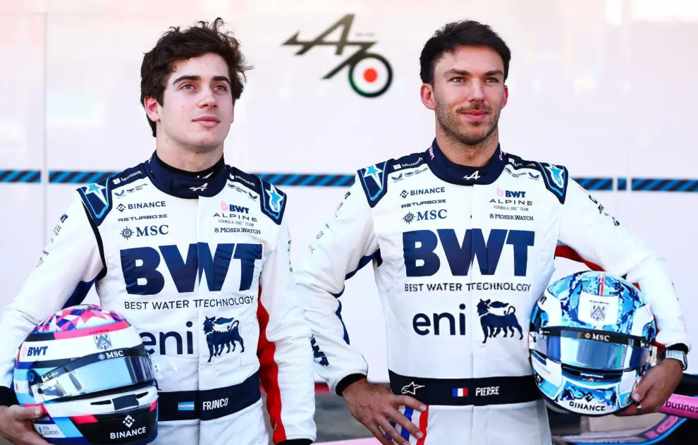 Franco Colapinto y Pierre Gasly.
