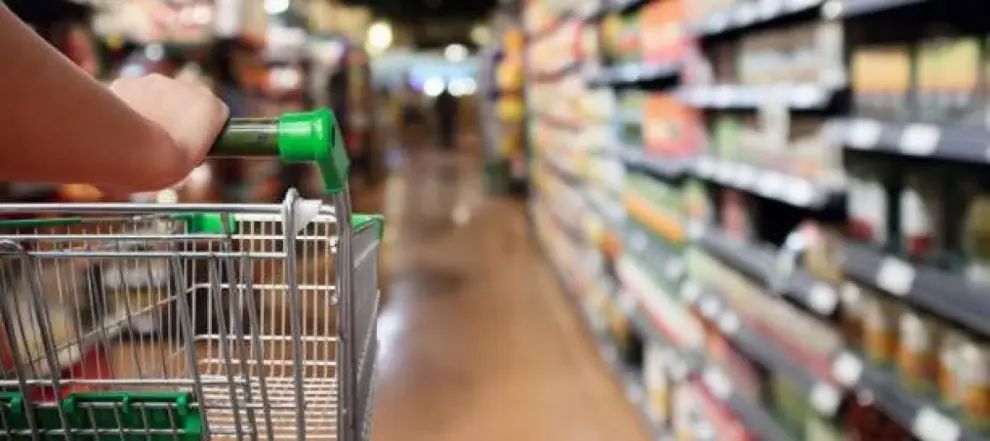Ventas y consumo en supermercados.